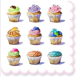 Design Design 20 Cupcake Sparkle Luncheon Napkins